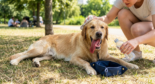 How to recognize the symptoms of a Heat stress - canicool - premium heat protection for dogs